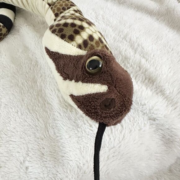 Wild Republic Diamondback Rattle Snake Rattlesnake Plush Realistic Reptile - Picture 4 of 6